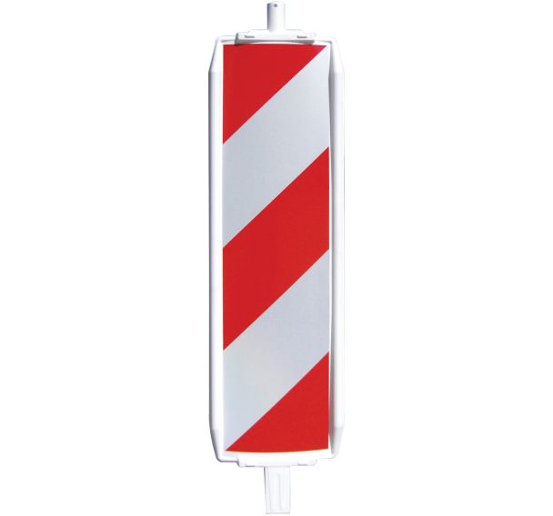 Balise plastique type 60 Ø42 mm ,classe 1, rouge/blanc