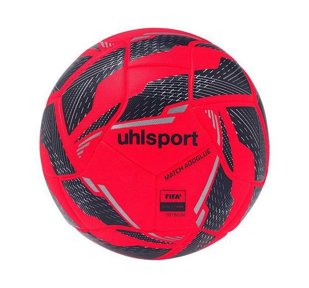 Ballon de foot Match Addglue Uhlsport Rouge Fluo T5