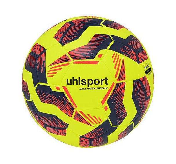 Ballon de foot Sala Match Addglue Uhlsport Jaune Fluo T4