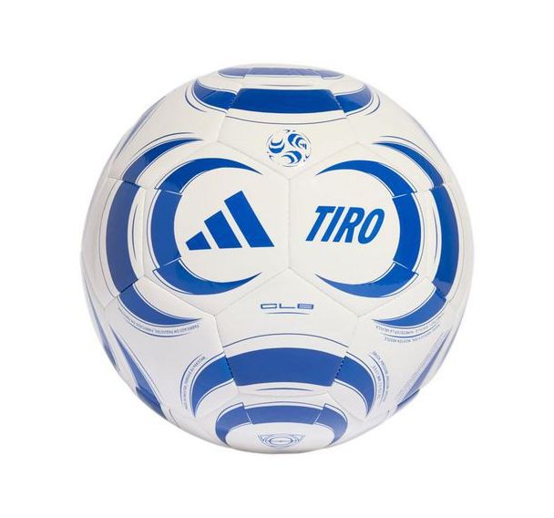 Ballon de football Tiro Club blanc bleu Adidas