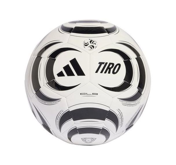 Ballon de football Tiro Club blanc noir Adidas