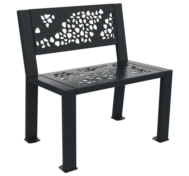 Banc BERLIN 1 place métal - Buton Design