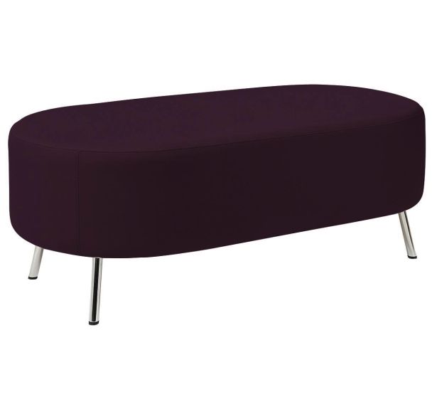 Banc BULLE sans dossier pied métal - GGI