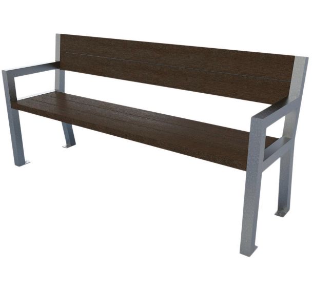 Banc Elégance accoudoirs - Espace Urbain
