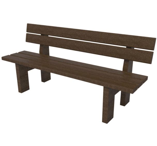 Banc Madrid Junior primaire 150 cm plastique recyclé - Espace Urbain
