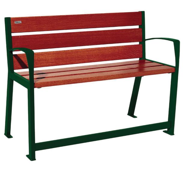 Banc Silaos sénior 2 places finition acajou - Procity