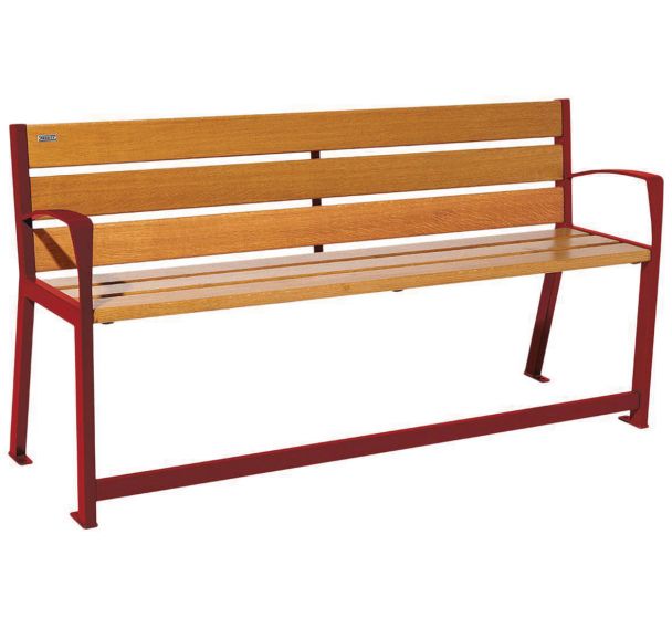 Banc Silaos sénior 3 places finition chêne clair - Procity