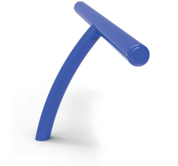 Banc assis-debout - cintré - fixation sur platine - Metaluplast