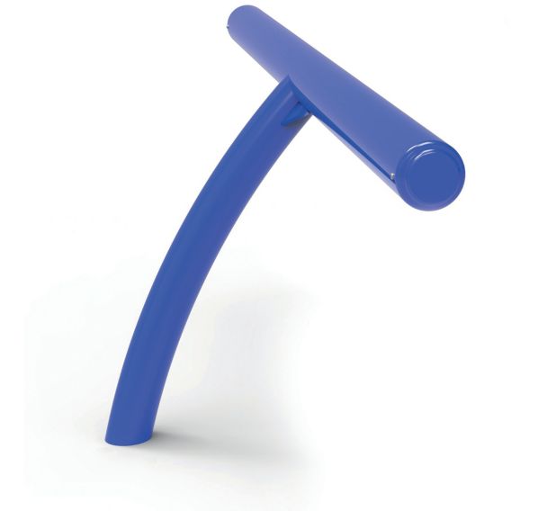 Banc assis-debout - cintré - scellement direct - Metaluplast