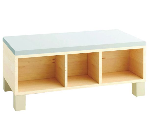 Banc assise mousse Confetti pieds