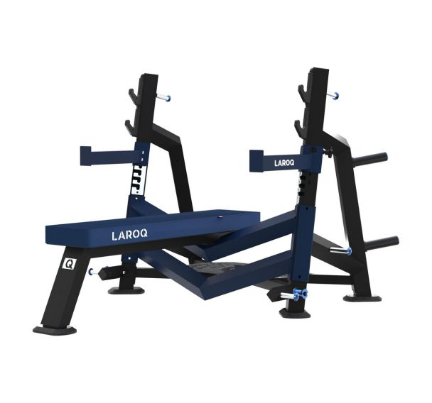 Banc développés couchés olympique avec cale pied Performance Laroq