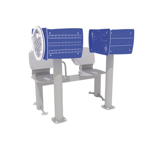Banc double mentalcube I Alzheimer