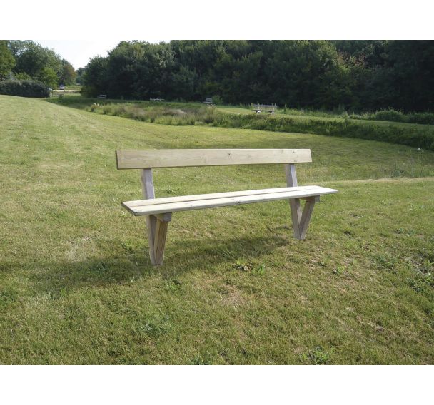 Banc forestier 2 mètres
