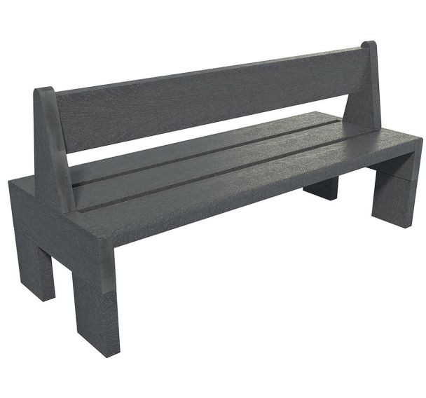 Banc mini boy plastique recyclé - Espace Urbain