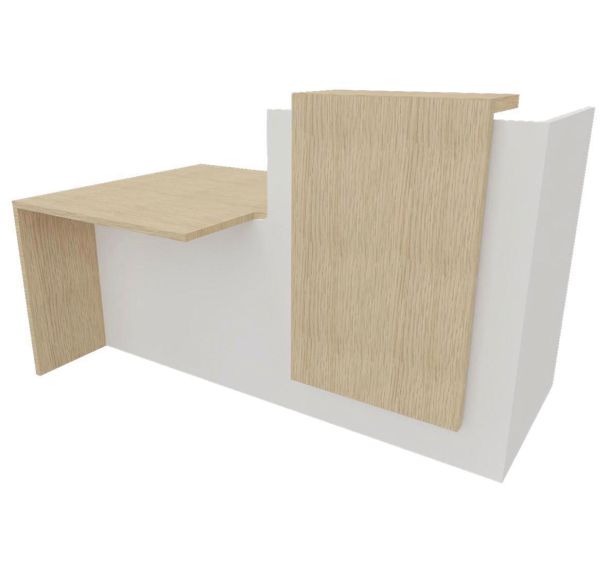 Banque d'accueil Filia module PMR à droite largeur 180 cm - Buronomic