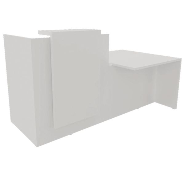 Banque d'accueil Filia module PMR à gauche largeur 180 cm - Buronomic