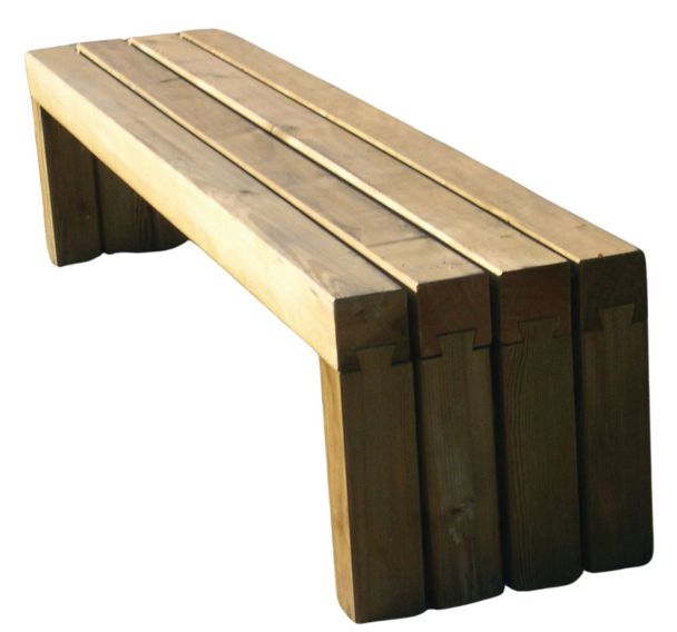 Banquette 2 m pin