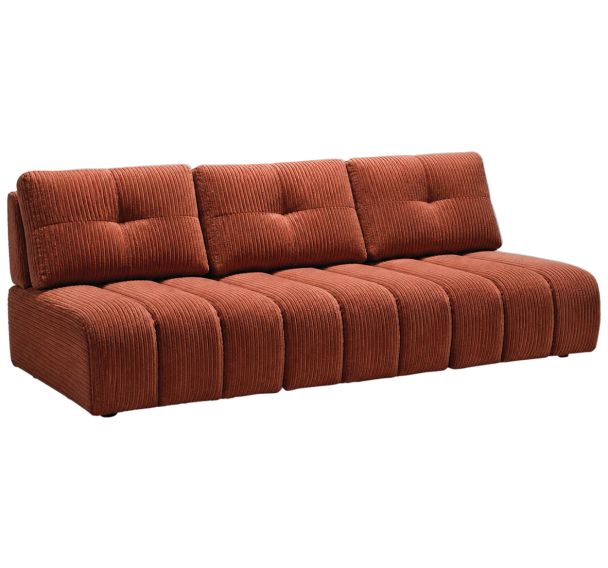Banquette 3 places Nido tissu tilia non feu