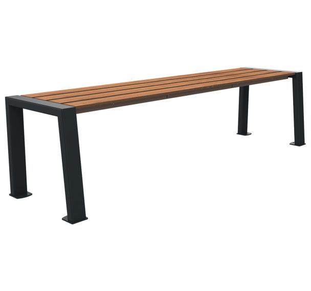 Banquette BERLIN 1.80 m lames bois/métal - Buton Design