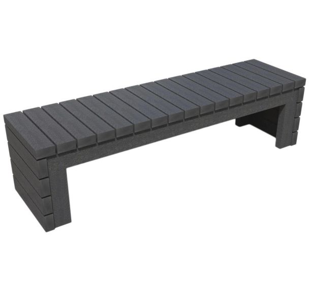 Banquette Emergence plastique recyclé - Espace Urbain