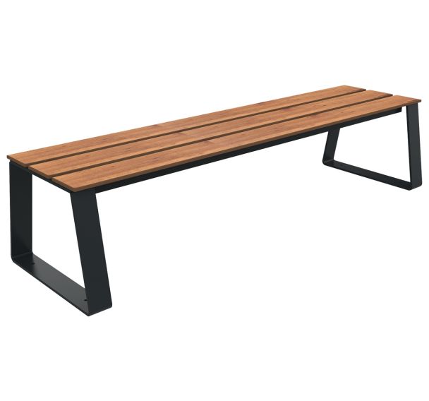 Banquette HAVANE 1.80 m bois/métal - Buton Design