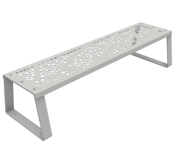 Banquette HAVANE 1.80 m effet cailloux métal - Buton Design