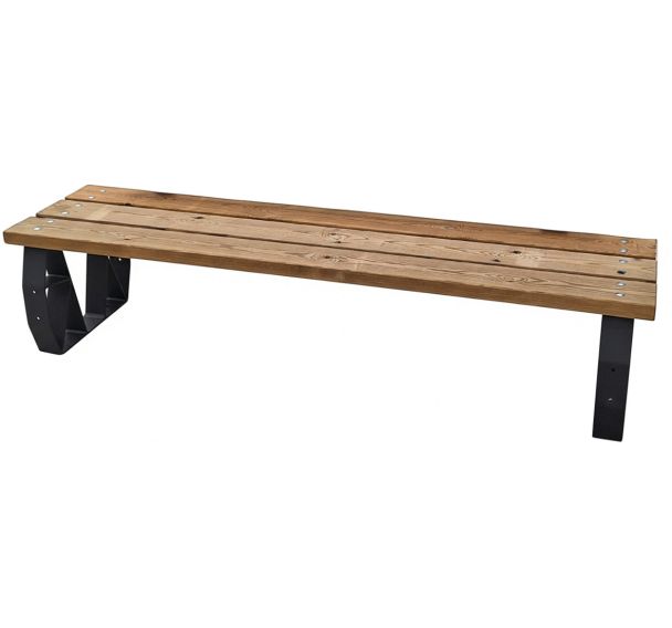 Banquette Komposte pin / acier thermolaqué - Boisdexter