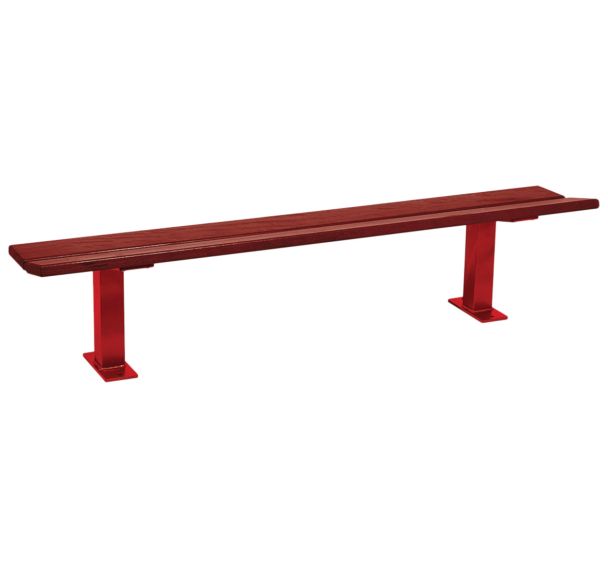 Banquette Pagode 2 m acier bois - Procity
