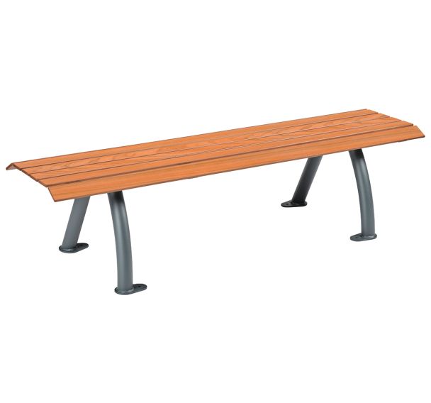 Banquette SYDNEY 1.80 m lames bois/métal - Buton Design