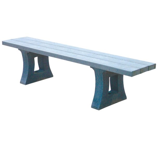 Banquette plastique recyclé Parc Eco - Espace Urbain