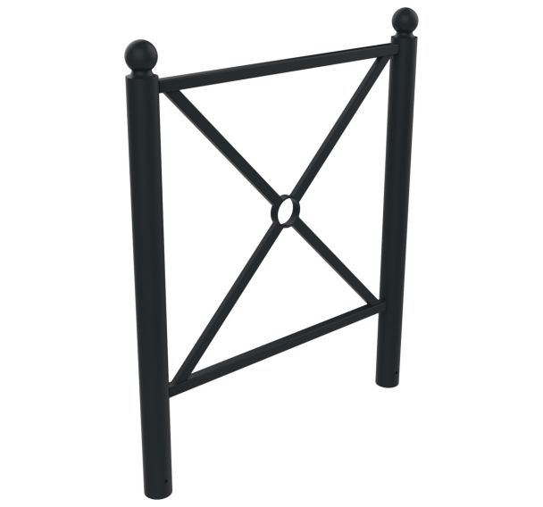 Barrière CROISY tête boule métal - Buton Design