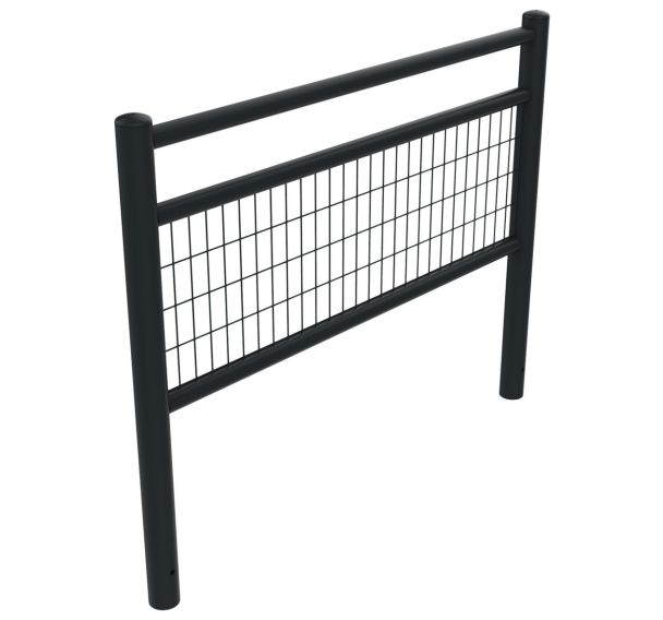 Barrière LIZEL tête bombée grillage métal - Buton Design