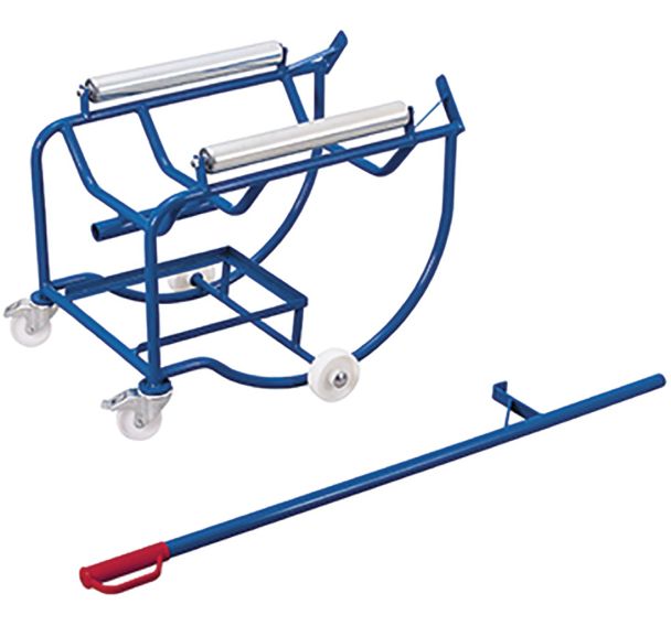 Basculeur de fûts avec 2 rouleaux en acier