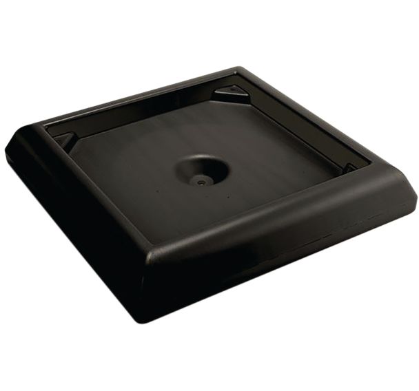 Base lestée pour poubelle Ranger - Carrée Noir