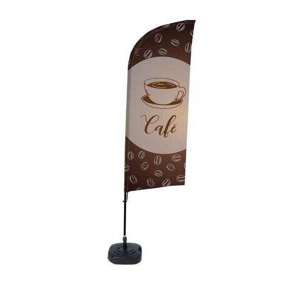 Beach flag base remplissable Café - Français - Showdown Displays