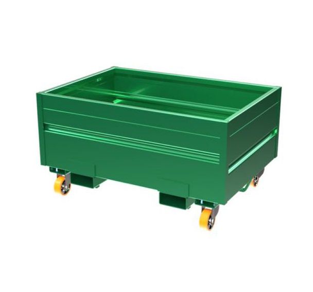 Benne basculante pour retourneur sur roues 500 litres