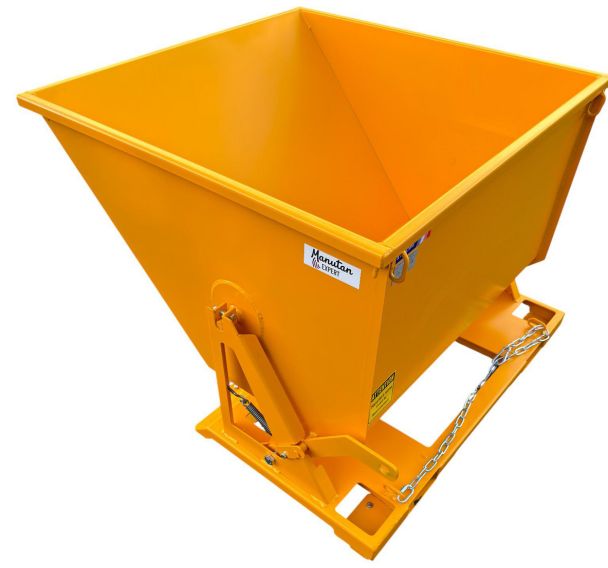 Benne basculante sur socle - 370 L - Manutan Expert