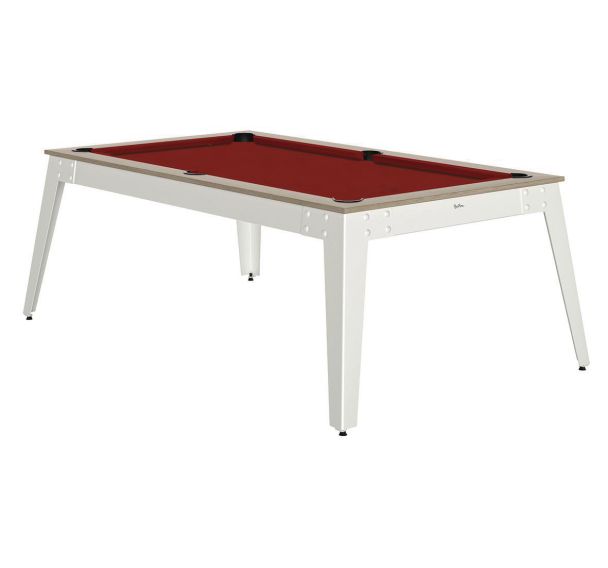 Billard Steel cadre oslo - pieds blancs - Rene Pierre