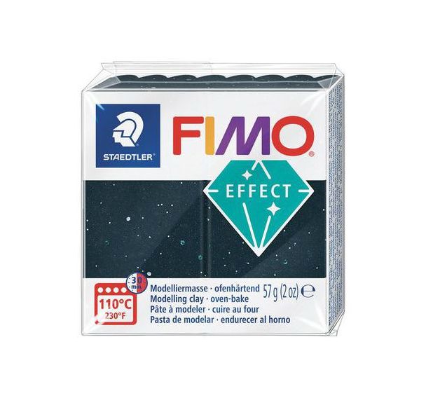 Bloc 57g pate fimo pierre - poussiere d'etoiles