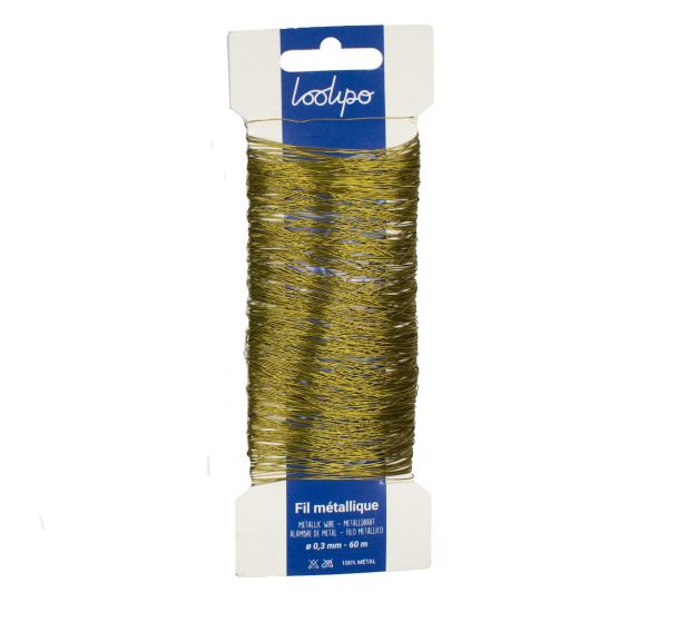 Bobine 60 m fil metal 0,3 mm