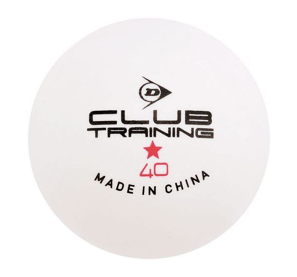 Balle tennis de table training - boîte de 144 - Dunlop