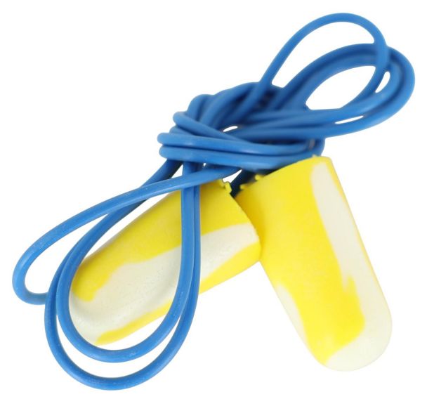 Boite de 100 paires de Bouchons Mousse Gt 304L10 A Cordelette