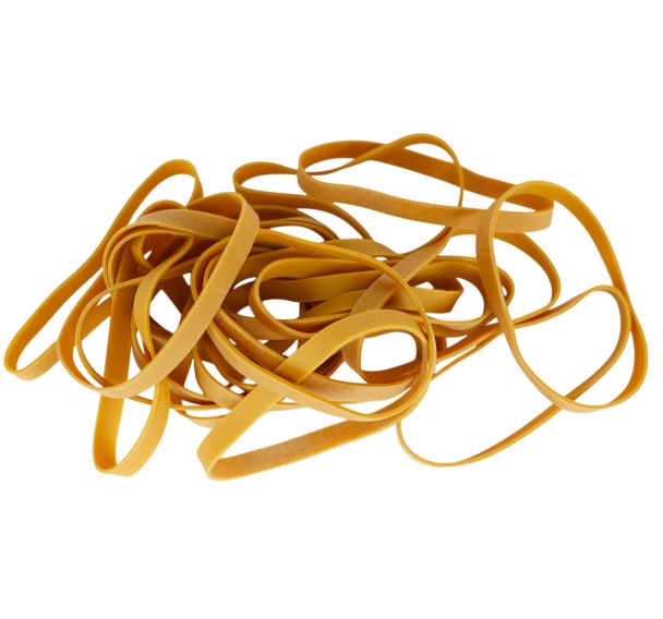 Boite de bracelet caoutchouc blond large - Boîte de 100 g