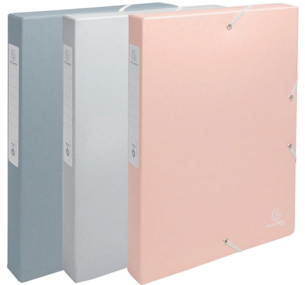 Boite de classement Autentik - A4 - Lot de 8 assortis - Exacompta