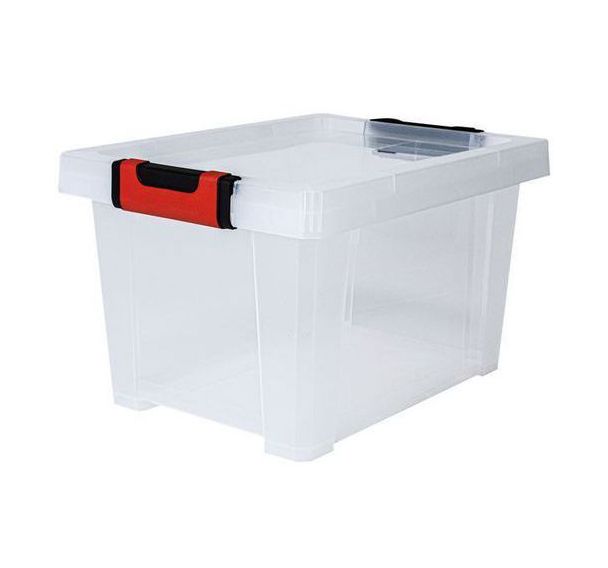 Boîte de rangement avec couvercle Clipstock - Eda