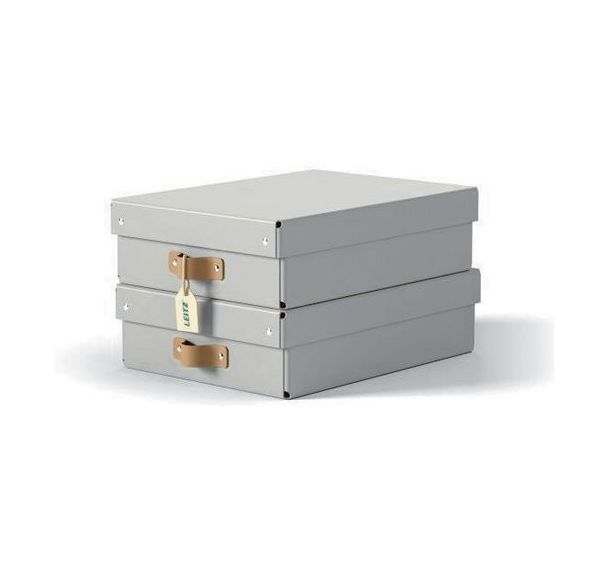 Boîte de rangement hauteur basse - format moyen - 8 L - Leitz