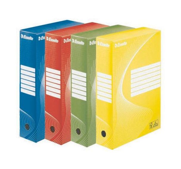 Boites d'archive - Lot de 4 assortis - Esselte - 25 pièces