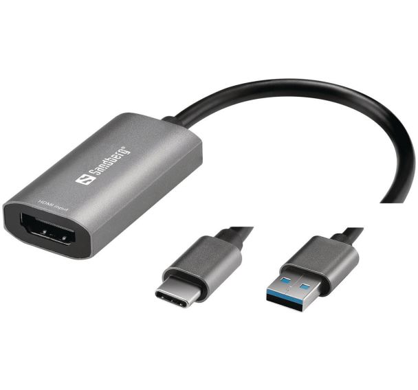 Boîtier de capture HDMI vers USB pour webcam - Sandberg