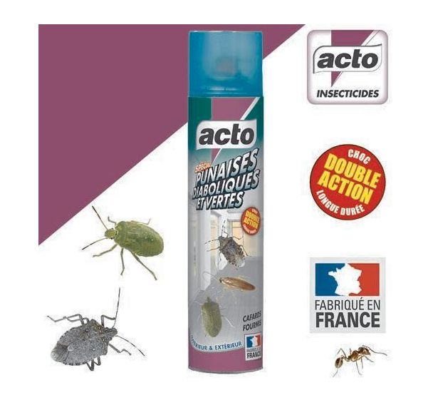 Bombe double action punaises diaboliques et vertes - 400 mL