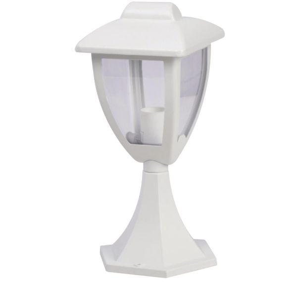 Borne Estrella ip44 en fonte d'aluminium blanc
